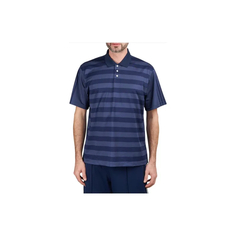 Adidas Originals Adidas X Pop Trading Company FW23 Polo Shirt Unisex Navy Blue-4