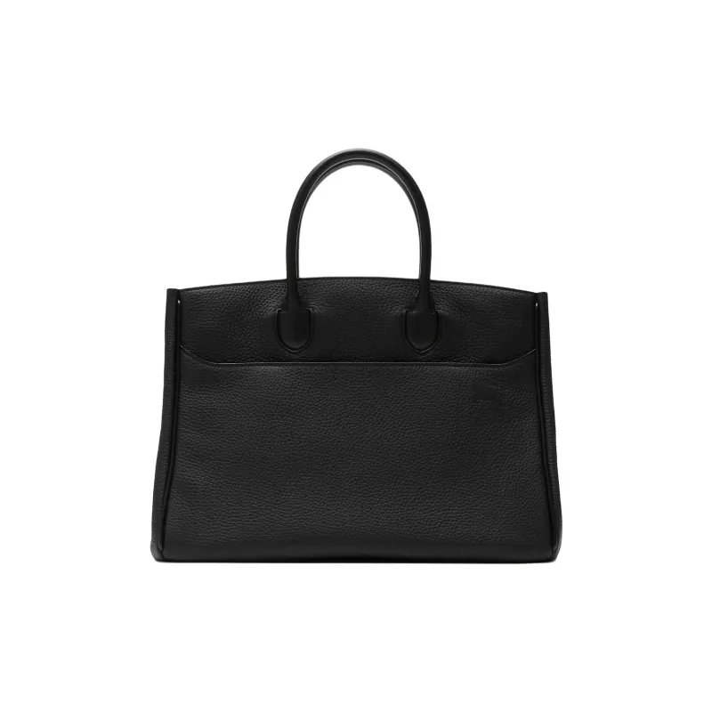 Burberry Calfskin Shoulder Bag Crossbody Bag Handbag Small Size Women's Black-2