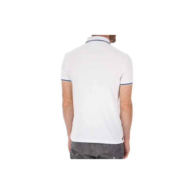 EMPORIO ARMANI Logo Detailed Short Sleeved Polo Shirt-7
