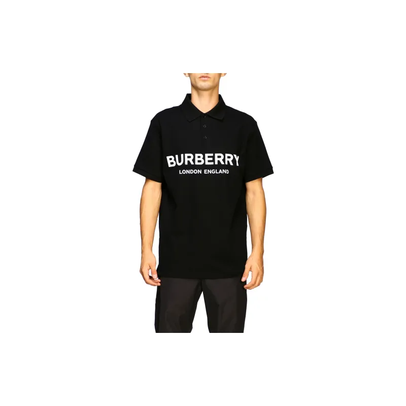 Burberry Polo Shirt Men's Black-2