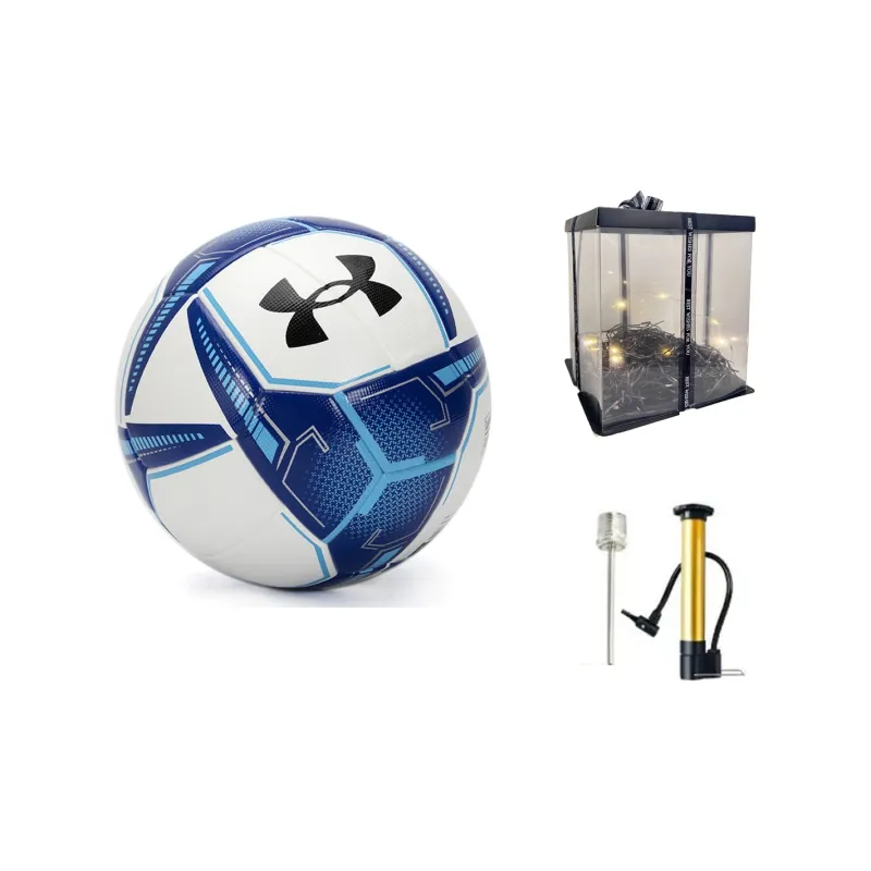 Under Armour Size 5 Soccer Machine Stitched Soccer Ball Unisex White Blue-1