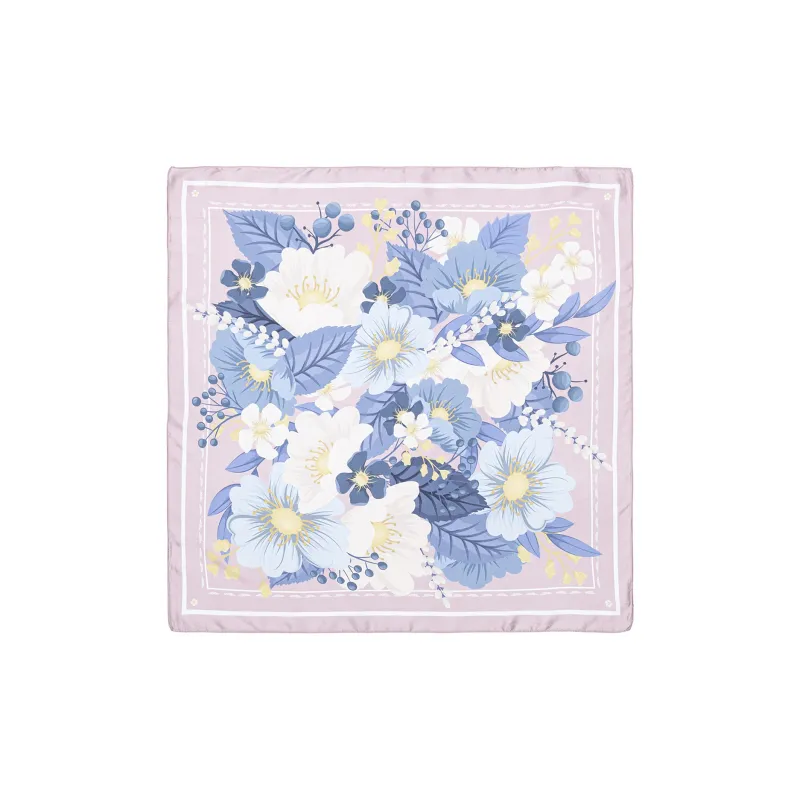 Shanghai Story 100% Mulberry Silk Silk Scarves Women's Patch Bamboo Leaf Flower Gift Box Set-80