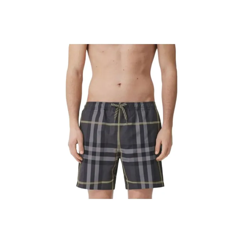 Burberry Checked Martin Swim Shorts-1