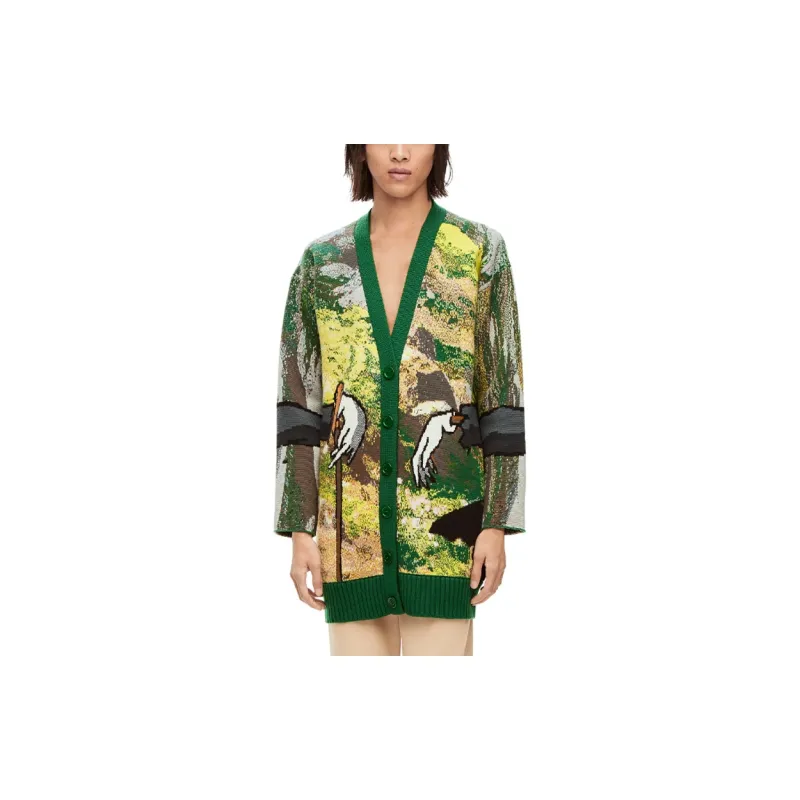 LOEWE SS23 Sweaters Unisex Green-2