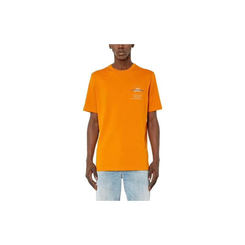 DIESEL T Shirts Men Orange-1