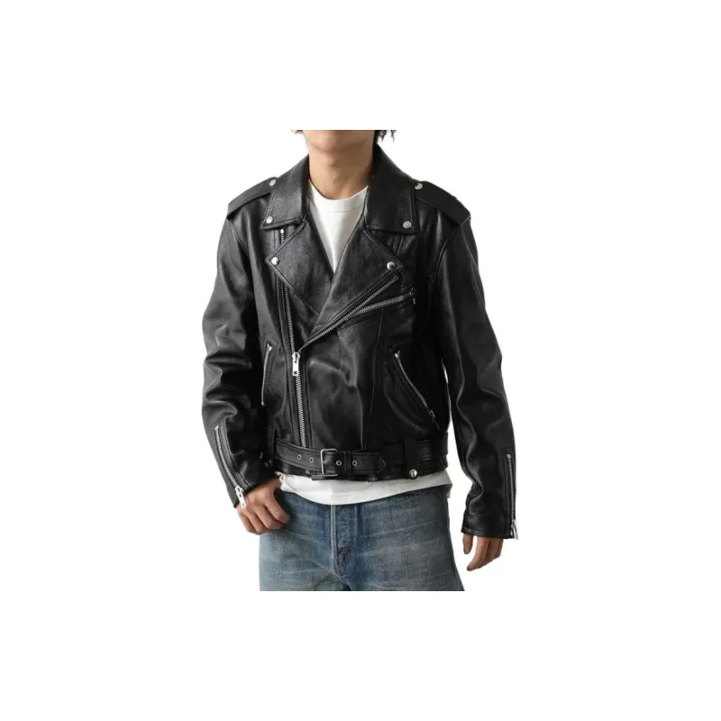 CELINE Biker Leather Jacket-3