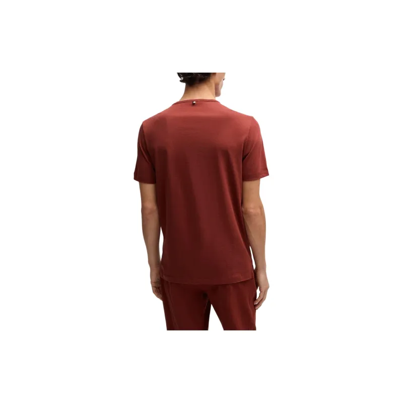 HUGO BOSS Regular-Fit T-Shirt With Ergonomic Seams T-Shirt Men's Red-3