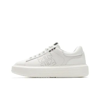 FILA BASELINE Wear Resistant Low Top Skateboard Shoes Women's White