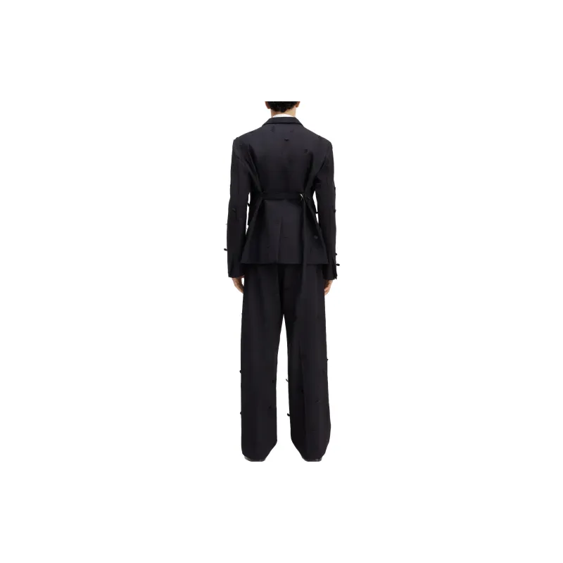 Jacquemus Le Pantalon Piccinni Brodé Suit Trouser Men's Black-2