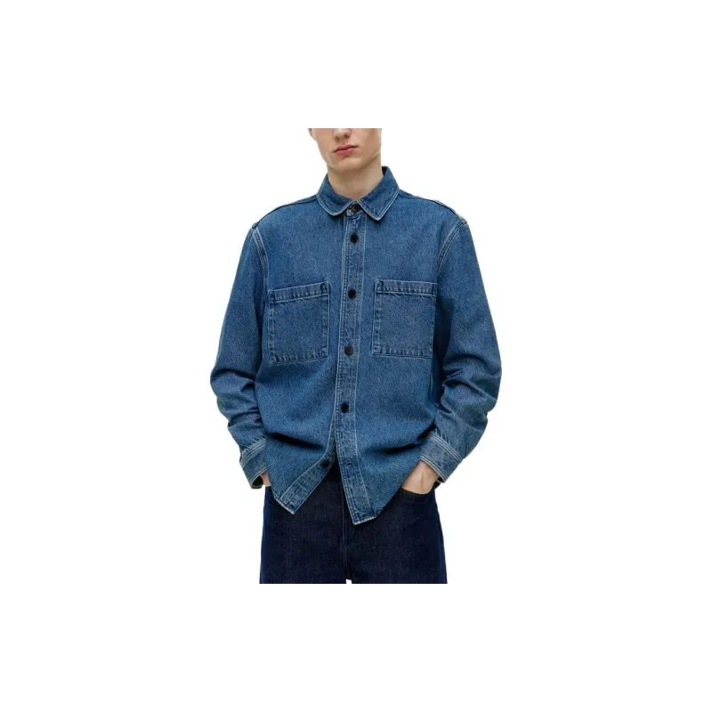ARKET Jackets Men Blue-1
