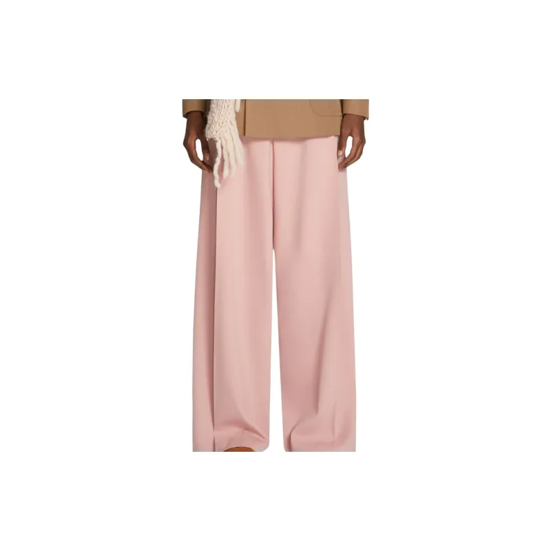 DRIES VAN NOTEN Wool Wide-leg Trousers-4