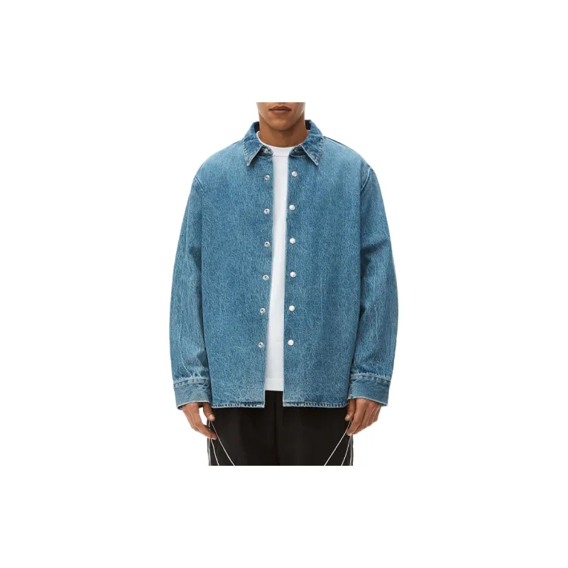 Alexander Wang Denim Jackets Unisex Vintage Indigo-4