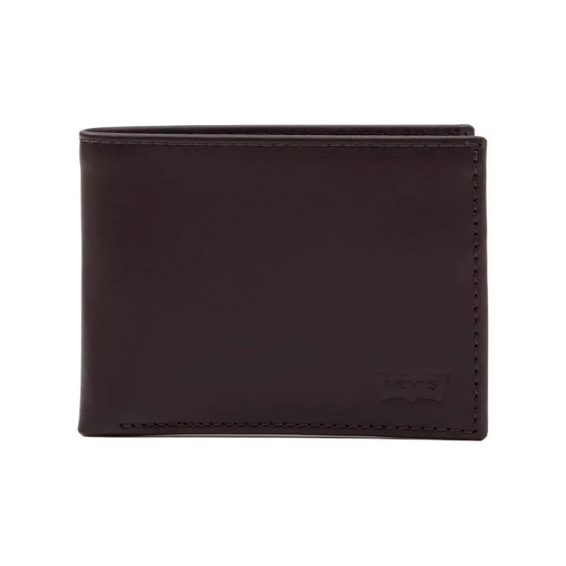 Levi’s Grained Leather Wallet Men's Brown-0