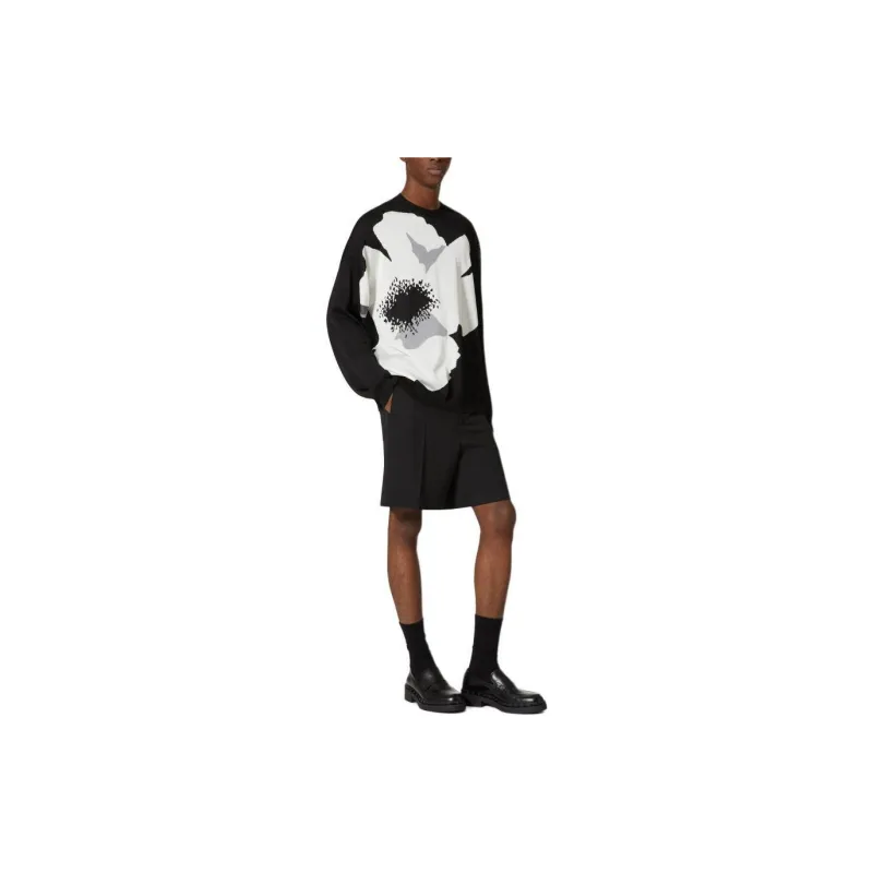 Valentino Floral Patterned Crewneck Jumper-3