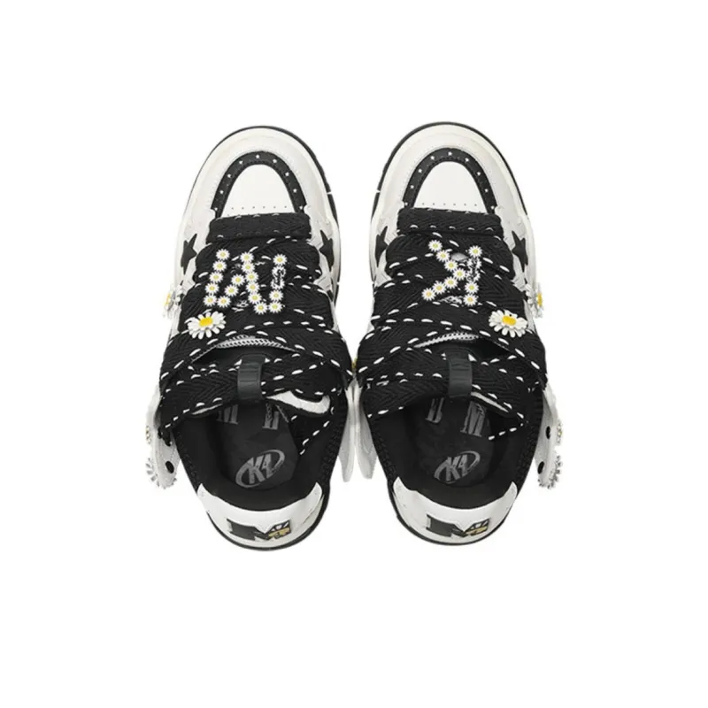 KAALIXTO X Metaidaisy Skateboarding Low 'White Black'-3