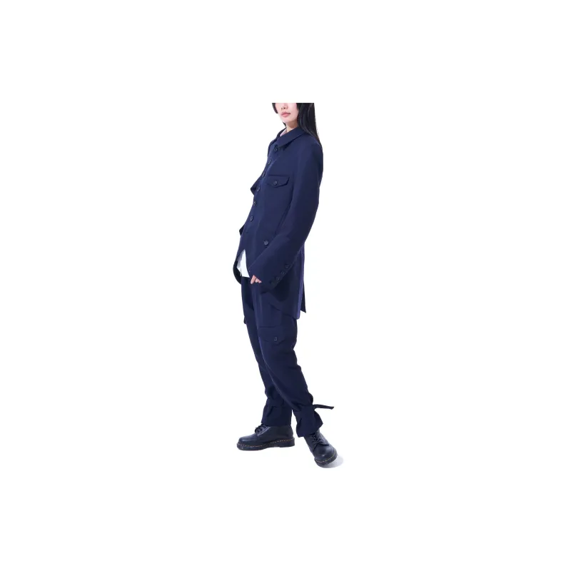 Yohji Yamamoto Jacket Unisex Navy-4