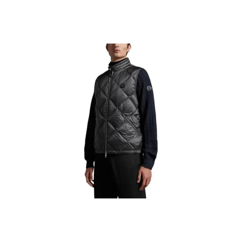 Moncler Vests Men Dark Gray-1