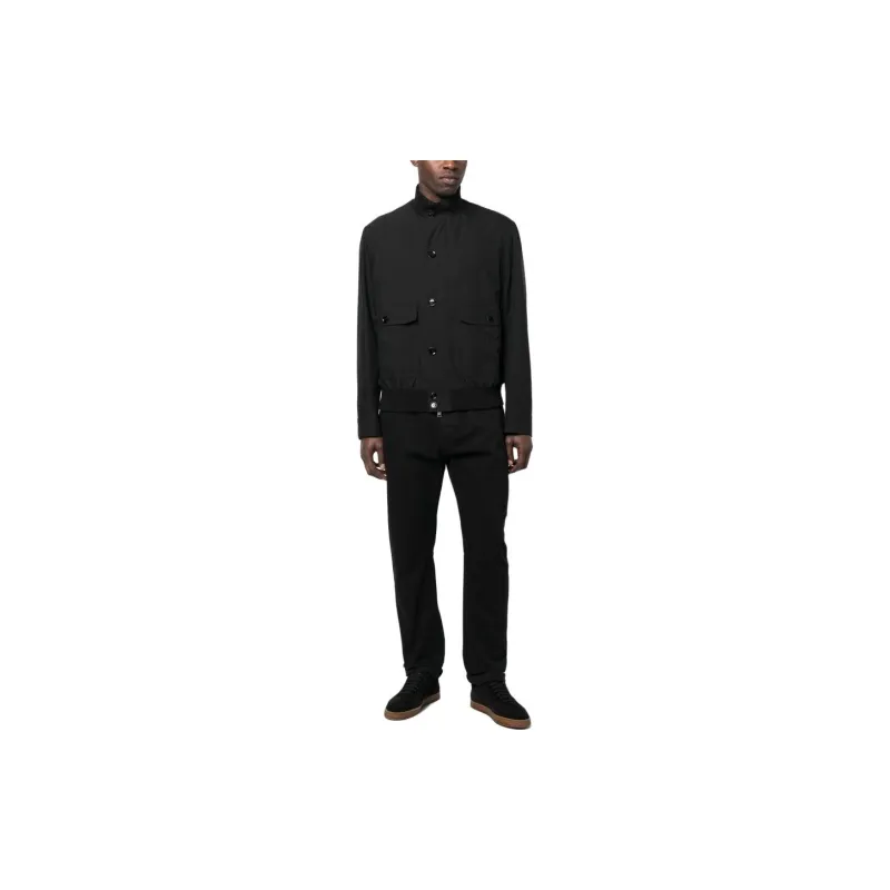 Brioni Long-sleeve Silk Jacket-1