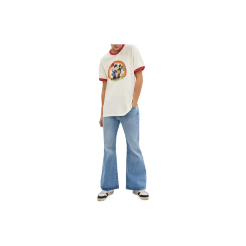 Disney X COACH T-Shirts Unisex Beige-3