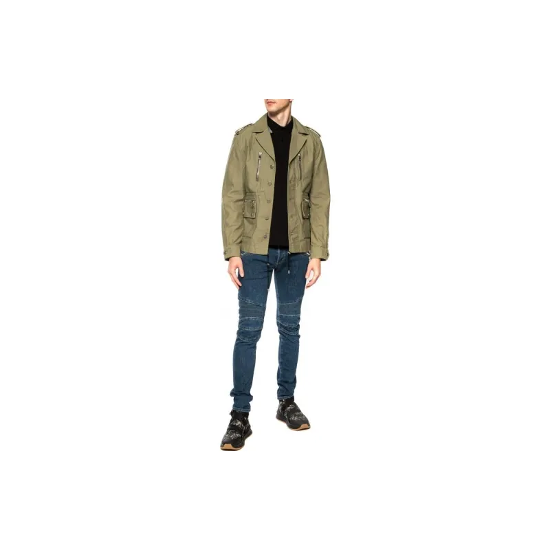 BALMAIN Jackets Men Army Green-1
