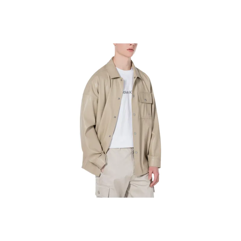 CALVIN KLEIN Jackets Coats Men's Beige-2