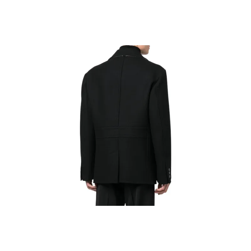 Neil Barrett Coats Men Black-3