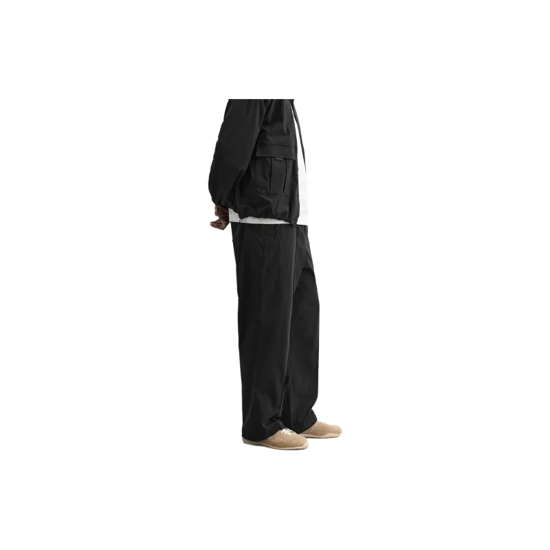 ZARA Casual Pants Men Black-4