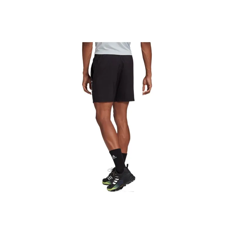 Adidas Terry Logo-print Running Shorts-2