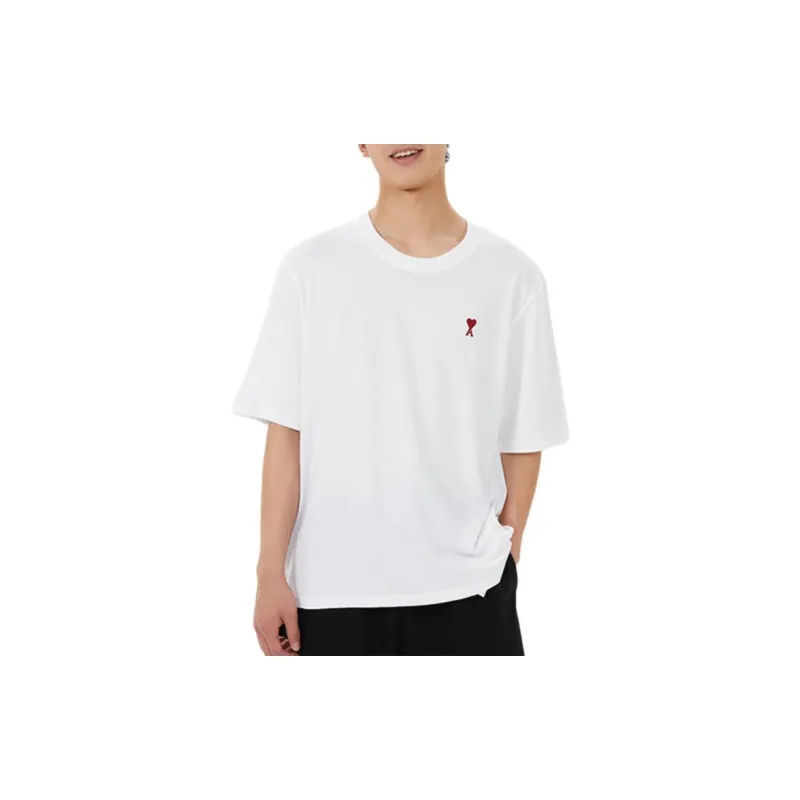 Ami Paris Ami De Coeur Tee White-2