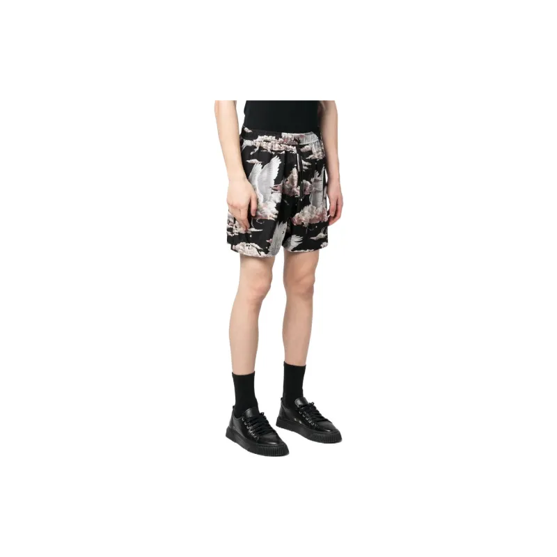 AMIRI Pegasus Silk Shorts-3