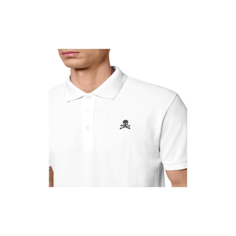 PHILIPP PLEIN Polo Shirts Men White-4