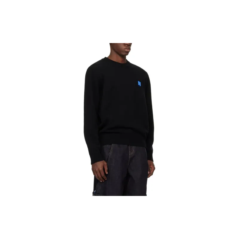 ADER ERROR Tetris appliqué Fine knit Jumper-5