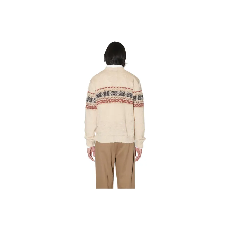 OUR LEGACY Snow Fairisle motif Jumper-2