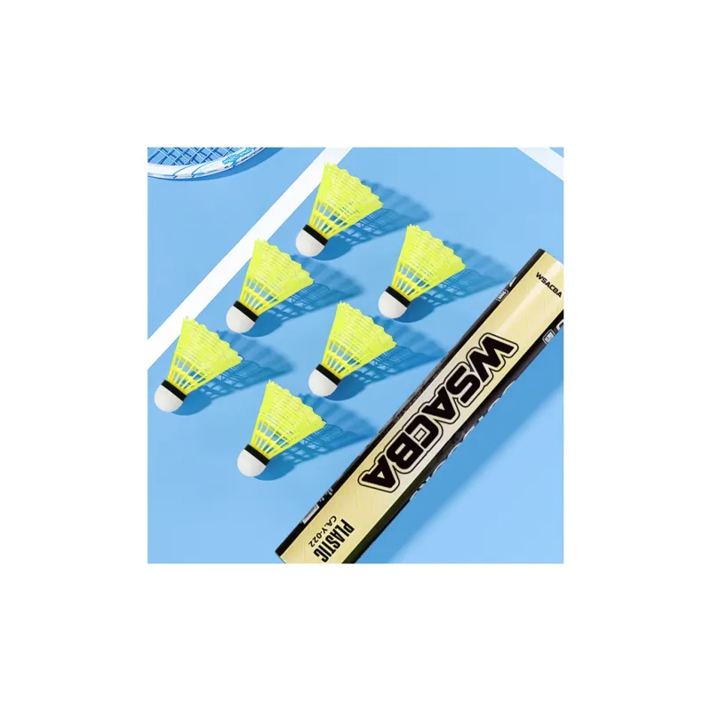Aito 6 Pack Nylon All Round Duck Feather Shuttlecocks-1