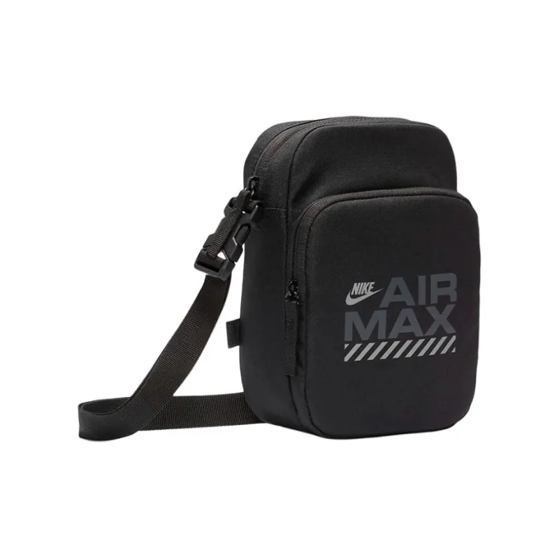 Nike Polyester Shoulder Bag, Crossbody Bag Regular Unisex Black-1