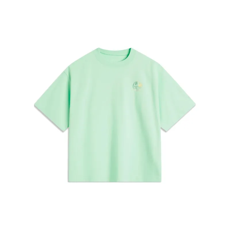 LiNing Sports Trend Series T Shirt Women's Cooling Green-1