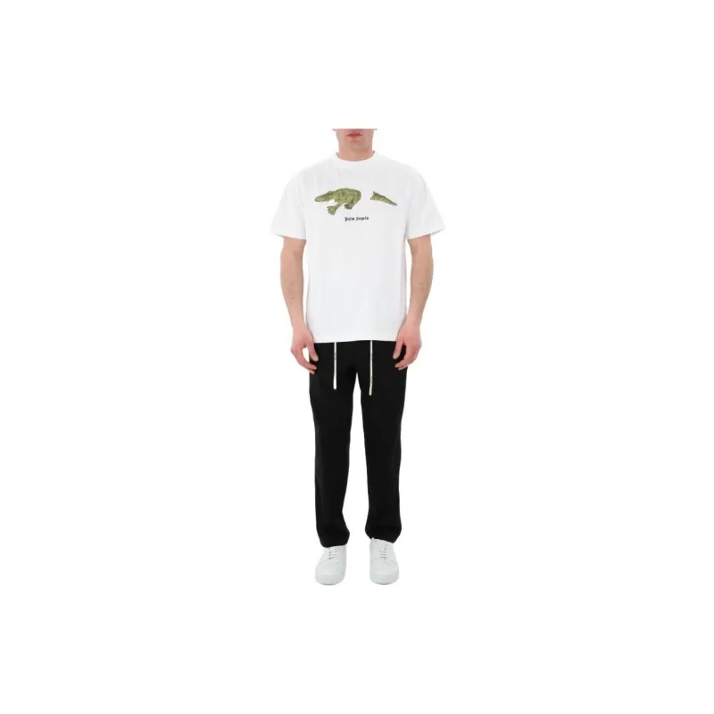 PALM ANGELS Stripe Detailed Drawstring Pants-1