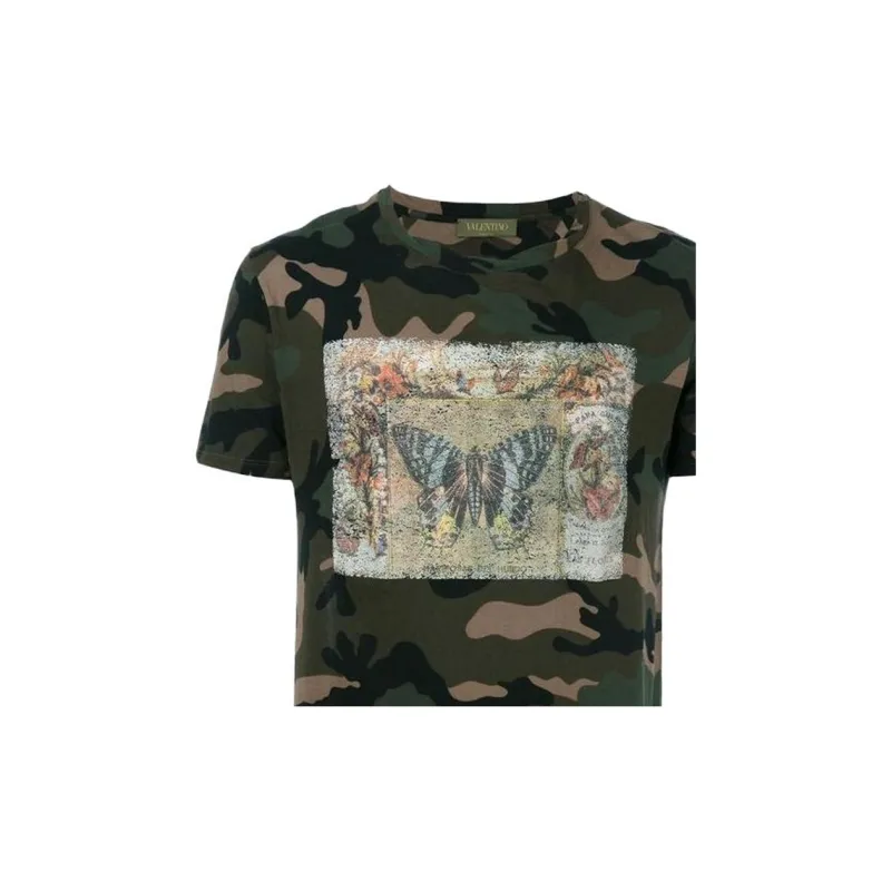 Valentino T-Shirts Men Camouflage-3