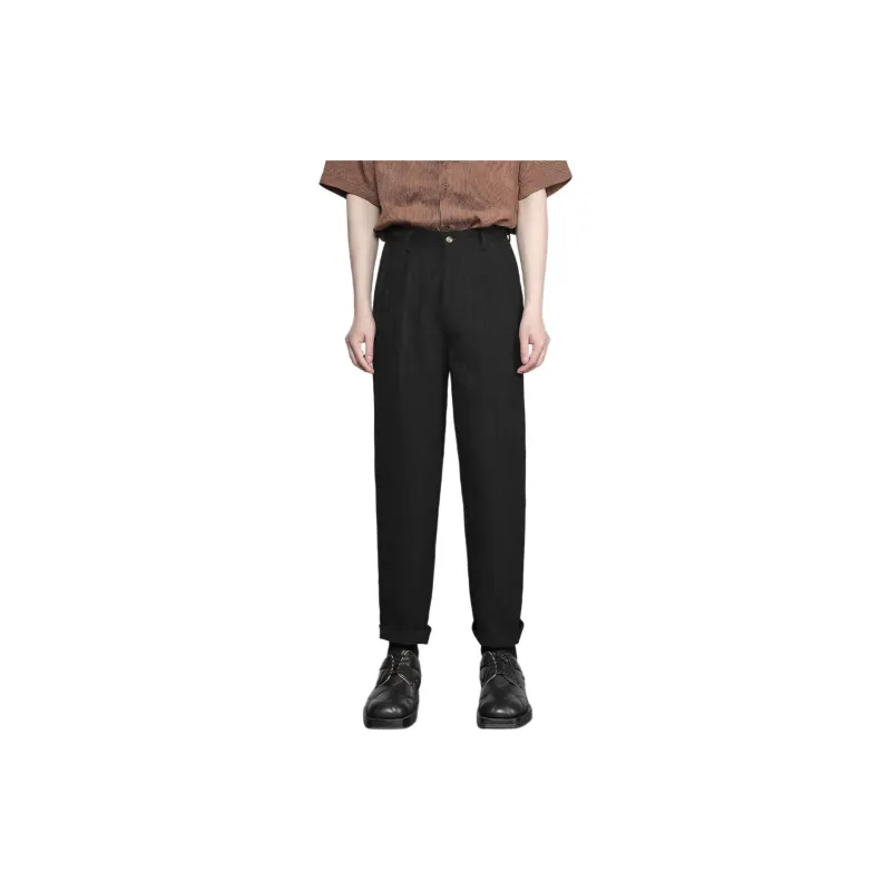 RAYSHOW Suit Trouser Men's Black-3