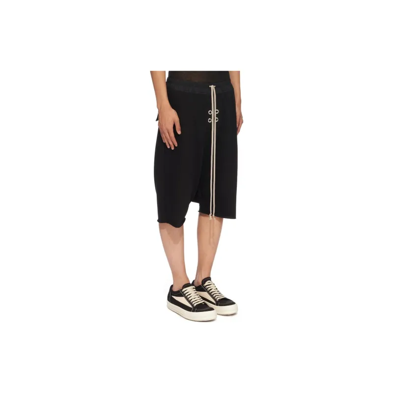 Rick Owens DRKSHDW SS23 Casual Shorts Men's Black-3