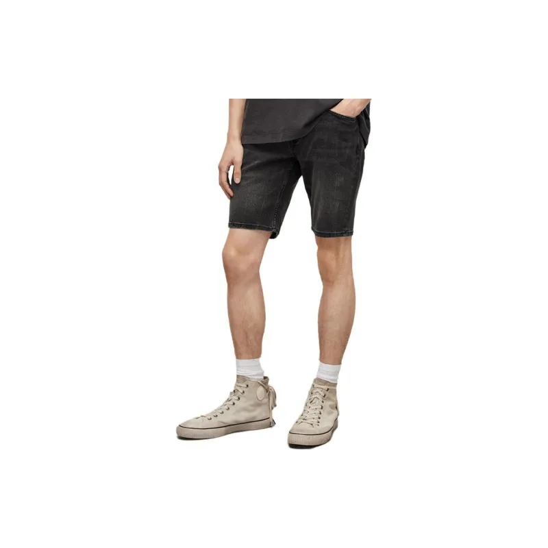 ALLSAINTS Denim Shorts Men Black-2