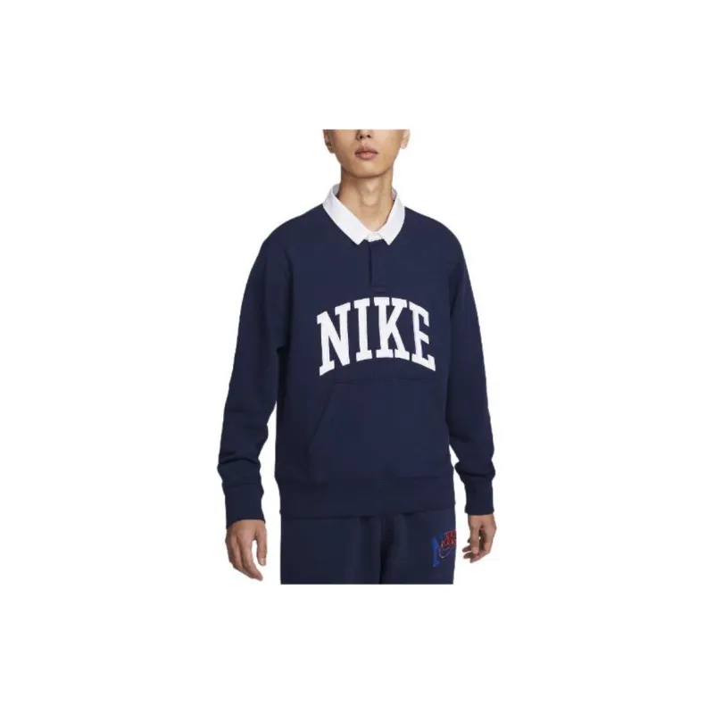 Nike Polo Shirt Men's Marine Blue-2
