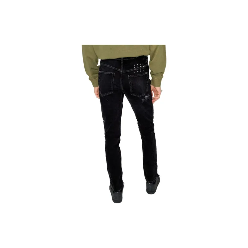 Ksubi Chitch Leopard Patch Krow Jeans-2