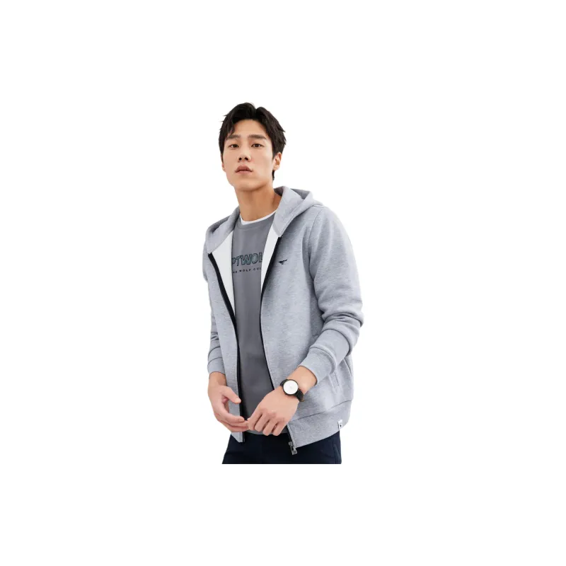 SEPTWOLVES Sweatshirts Men Medium Gray 005-4