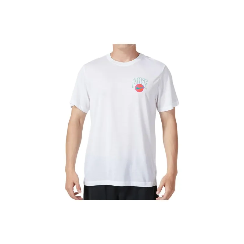 Nike Set in Sleeve T Shirt Men's Men's White White-2
