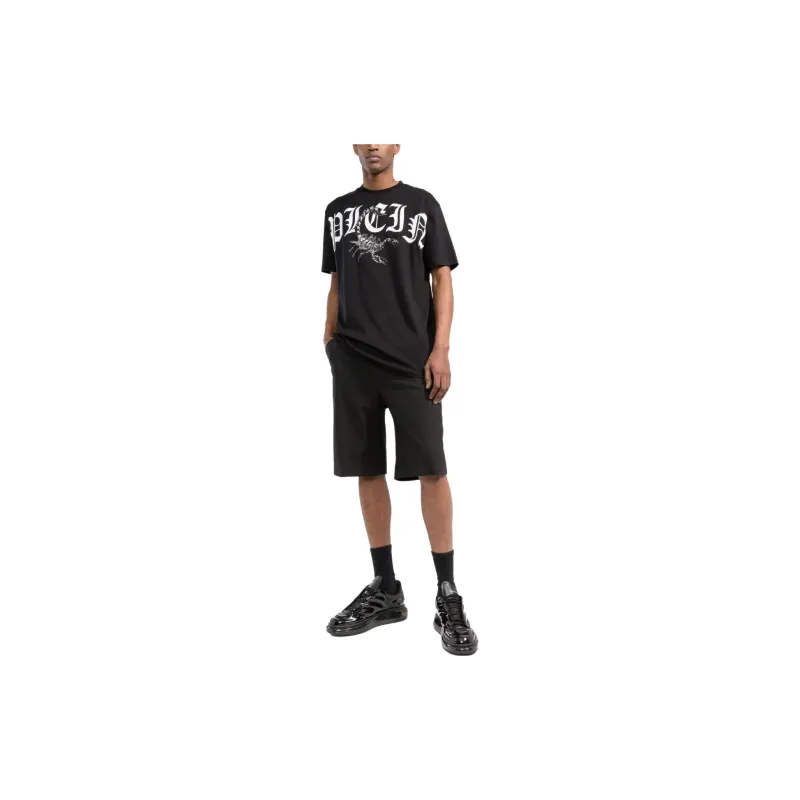 PHILIPP PLEIN Scoprion Logo print T shirt-1