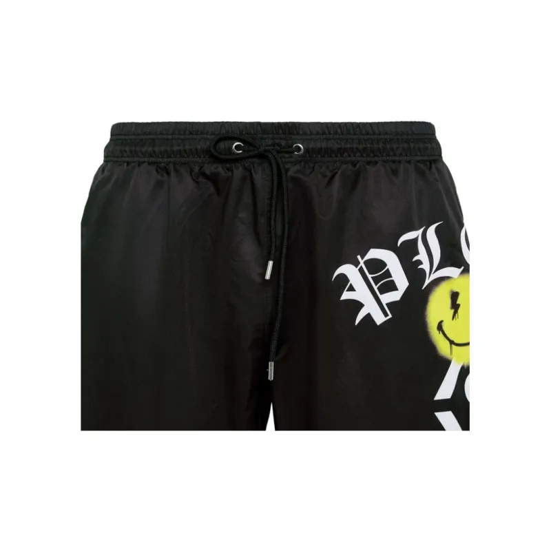 PHILIPP PLEIN Logo print Swim Shorts-4