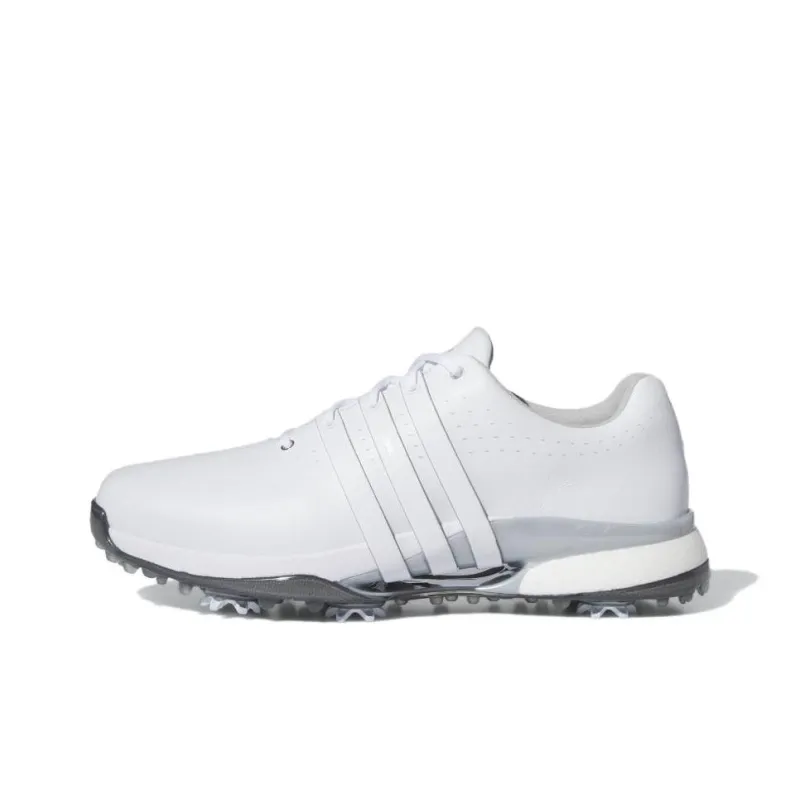 Adidas Tour360 24 Golf Cloud White Silver Metallic-0