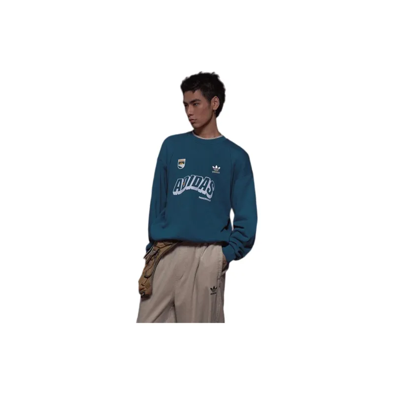 Adidas Originals Sweatshirt Men's Stone Green-4