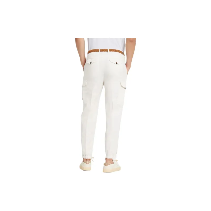 Brunello Cucinelli Casual Pants Men's Ecru-2